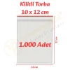 10x12 cm. Kilitli Torba (1.000 Adet)