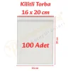 16x20 cm. Kilitli Torba (100 Adet)
