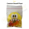 1.000 Adet Sarı Canavar Desenli Cake Pop & Kurabiye Poşeti-10x15 cm