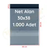 30x38+5 cm (30x43) Cepli Kargo Poşeti 1.000 Adet