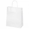 Beyaz Kraft Çanta Büyük Boy 31x12x41 cm 25 Adet