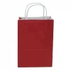 Bordo Kraft Çanta Büyük Boy 31x12x41 cm 25 Adet