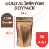 Gold Alüminyum Doypack 20x30x10 cm (50 Adet)