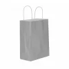 Gümüş Kraft Çanta Orta Boy 25x12x31 cm 25 Adet
