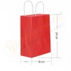 Kırmızı Kraft Çanta Küçük Boy 18x8x24 cm 25 Adet