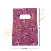 Pembe Sonsuzluk Desenli Hediyelik Poşet 10x15 cm