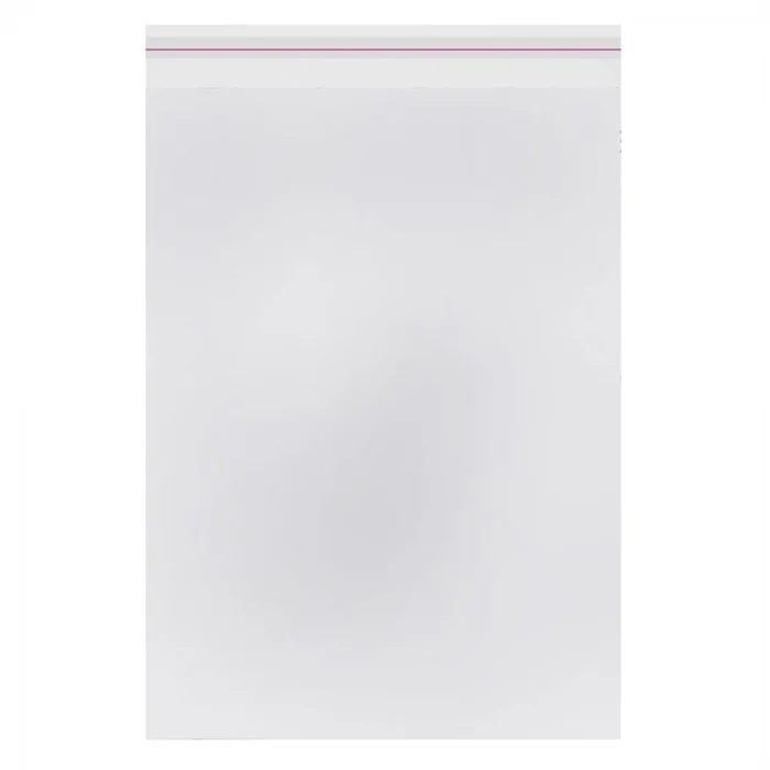 40x45+5 cm.(40x50) 1.000 Adet Şeffaf Bantlı Yapışkanlı Jelatin Poşet