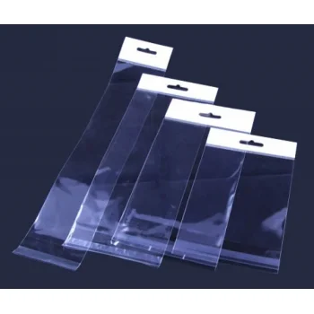 14x50 cm (Kapalı Hali 14x40 cm) 1.000 Adet Askılı Poşet - Meksika Şapkalı Poşet