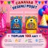 100 Adet Mavi-Sarı Renkli Canavar Desenli Cake Pop & Kurabiye Poşeti-10x15 cm