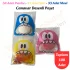 100 Adet Pembe-Sarı-Mavi Renkli Canavar Desenli Cake Pop & Kurabiye Poşeti-10x15 cm