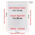13x15+5 cm.(13x20) 50 Adet Şeffaf Bantlı Yapışkanlı OPP Poşet