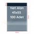 45x55+5 cm (45x60) Cepli Kargo Poşeti 100 Adet