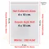 4x10+5 cm.(4x15) 250 Adet Şeffaf Bantlı Yapışkanlı OPP Poşet