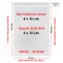4x10+5 cm.(4x15) 50 Adet Şeffaf Bantlı Yapışkanlı OPP Poşet