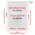 4x15+5 cm.(4x20) 100 Adet Şeffaf Bantlı Yapışkanlı OPP Poşet
