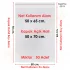 50x65+5 cm.(50x70) 50 Adet Şeffaf Bantlı Yapışkanlı Jelatin Poşet