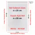 6x25+5 cm.(6x30) 50 Adet Şeffaf Bantlı Yapışkanlı OPP Poşet