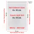 8x10+5 cm.(8x15) 500 Adet Şeffaf Bantlı Yapışkanlı Jelatin Poşet