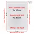 9x15+5 cm.(9x20) 50 Adet Şeffaf Bantlı Yapışkanlı OPP Poşet