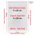 9x25+5 cm.(9x30) 500 Adet Şeffaf Bantlı Yapışkanlı OPP Poşet
