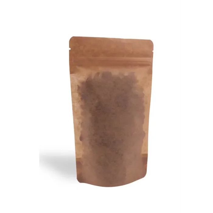 Geniş Kraft Pencereli Doypack 18x29x9 cm (50 Adet)