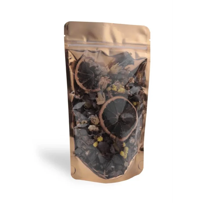 Gold Şeffaf Metalize Doypack 11x18,5x7 cm (50 Adet)