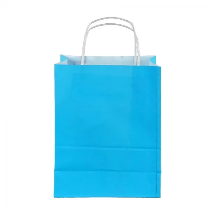 Mavi Kraft Çanta Orta Boy 25x12x31 cm 25 Adet