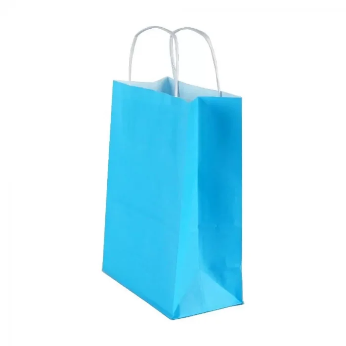 Mavi Kraft Çanta Orta Boy 25x12x31 cm 25 Adet