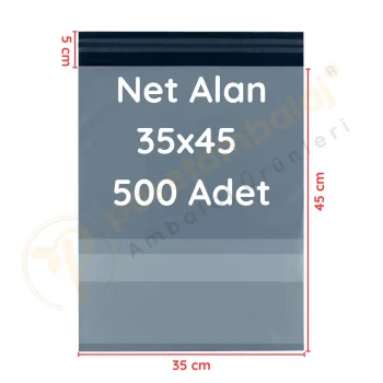 35x45+5 cm (35x50) Cepli Kargo Poşeti 500 Adet