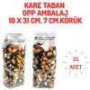 10x31 Opp Körüklü Kare Taban Poşet - 25 Adet