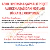 13x15 cm (Kapalı Hali 13x5 cm) 1.000 Adet OPP Askılı Meksika Şapkalı Poşet