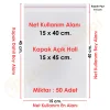 15x40+5 cm.(15x45) 50 Adet Şeffaf Bantlı Yapışkanlı OPP Poşet