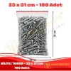 23x31 cm. Kilitli Torba (100 Adet)