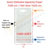 7x30 cm (Kapalı Hali 7x20 cm) 1.000 Adet OPP Askılı Meksika Şapkalı Poşet