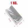 8x15 cm. Şeffaf Bantsız Düz Jelatin / 1 kg.