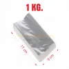 9x17 cm. Şeffaf Bantsız Düz Jelatin / 1 kg.