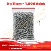 9x11 cm. Kilitli Torba (1.000 Adet)