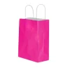 Fuşya Kraft Çanta Orta Boy 25x12x31 cm 25 Adet