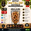 Şeffaf Metalize Doypack 16x27x8 cm (50 Adet)