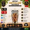 Şeffaf Metalize Doypack 8,5x14,5x5 cm (50 Adet)