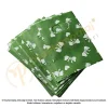 Yeşil Fiyonk & Kalp Desenli Hediyelik Poşet 10x15 cm
