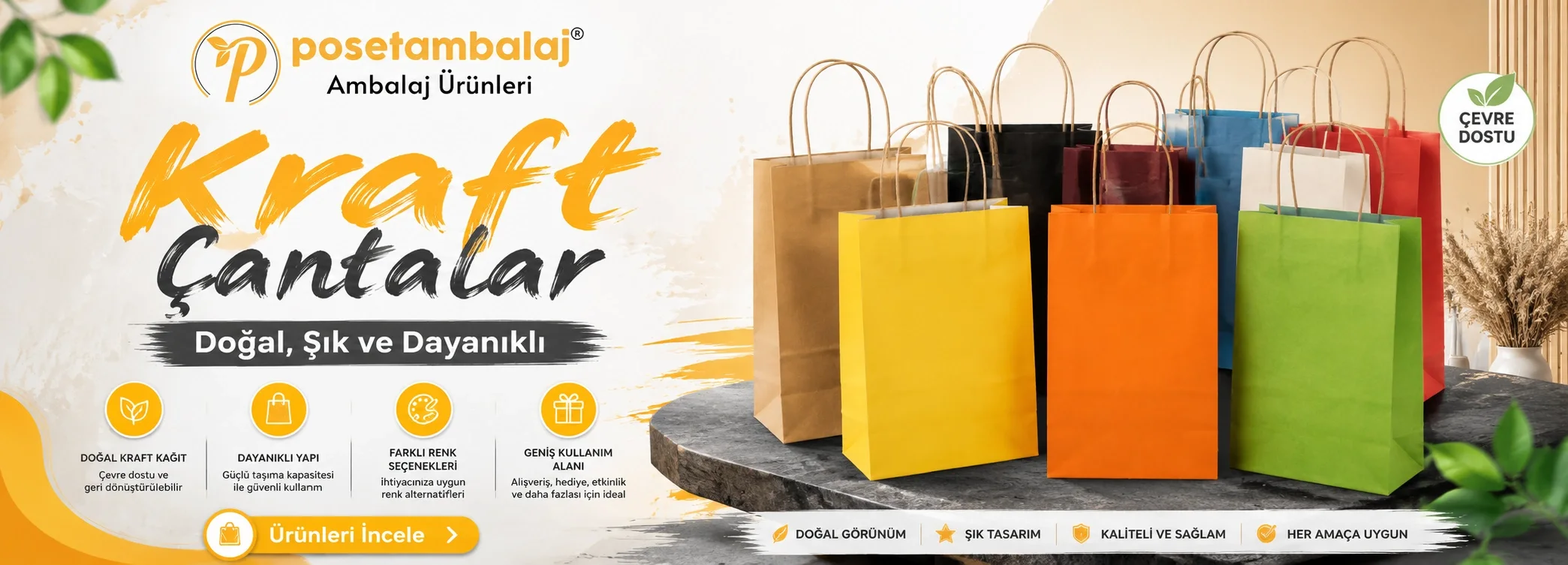 Kraft Çantalar