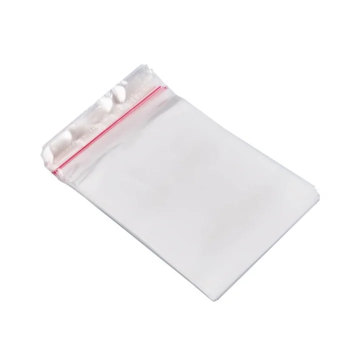 7x15+5 cm.(7x20) 50 Adet Şeffaf Bantlı Yapışkanlı OPP Poşet