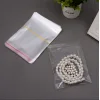 8,5x10+5 cm.(8,5x15) 100 Adet Şeffaf Bantlı Yapışkanlı OPP Poşet