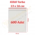 13x16 cm. Kilitli Torba (600 Adet)