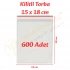 15x18 cm. Kilitli Torba (600 Adet)
