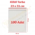 23x31 cm. Kilitli Torba (100 Adet)