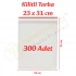 23x31 cm. Kilitli Torba (300 Adet)