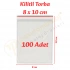 8x10 cm. Kilitli Torba (100 Adet)