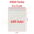 5x5 cm. Kilitli Torba (100 Adet)